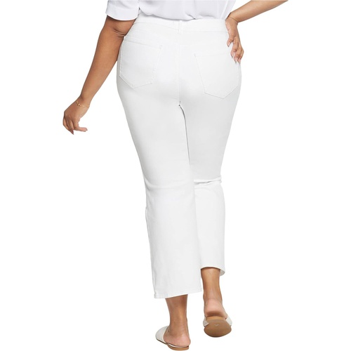  NYDJ Plus Size Plus Size Waist Match Relaxed Flare in Optic White