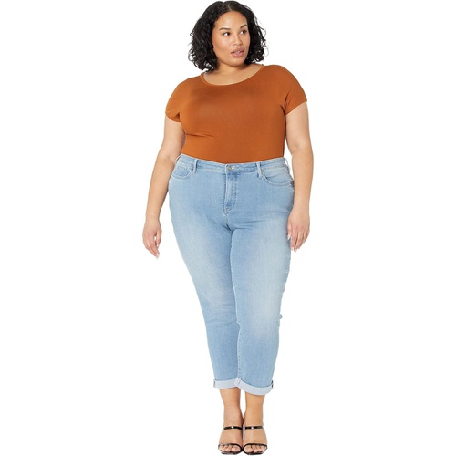  NYDJ Plus Size Plus Size Sheri Slim Ankle Cuff in Northstar