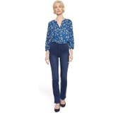 NYDJ Pull-On Marilyn Straight in Blue Star