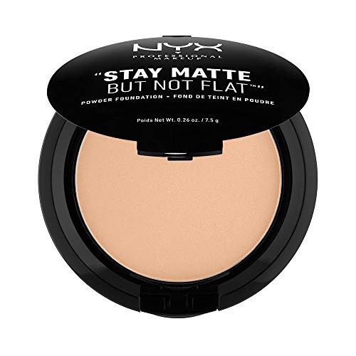  NYX PROFESSIONAL MAKEUP Stay Matte But Not Flat Powder Foundation, Medium Beige