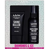 NYX PROFESSIONAL MAKEUP Diamonds & Ice Prime And Set Duo Shine Killer Primer + Matte Finish Setting Spray