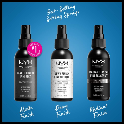  NYX PROFESSIONAL MAKEUP Diamonds & Ice Prime And Set Duo Shine Killer Primer + Matte Finish Setting Spray