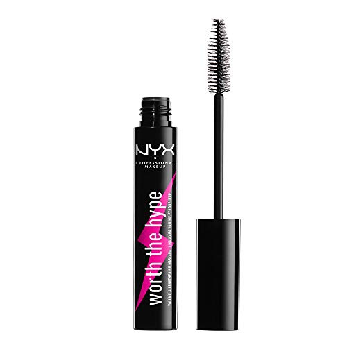  NYX PROFESSIONAL MAKEUP Worth The Hype Volumizing and Lengthening Mascara, Black