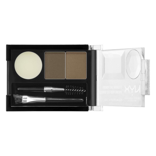  NYX PROFESSIONAL MAKEUP Eyebrow Cake Powder, Dark Brown/Brown