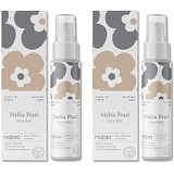 Nabia Hydrating Pearl Face Mist Duo with Pearl Extract, Diamond Powder, Vitamin B3. Natural Scent (Set of 2, each 3.38 Fl Oz