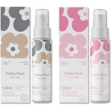 Nabia Hydrating Face Mist Set. Rose + Pearl Face Mist (Set of 2, each 3.38 Fluid Ounce)