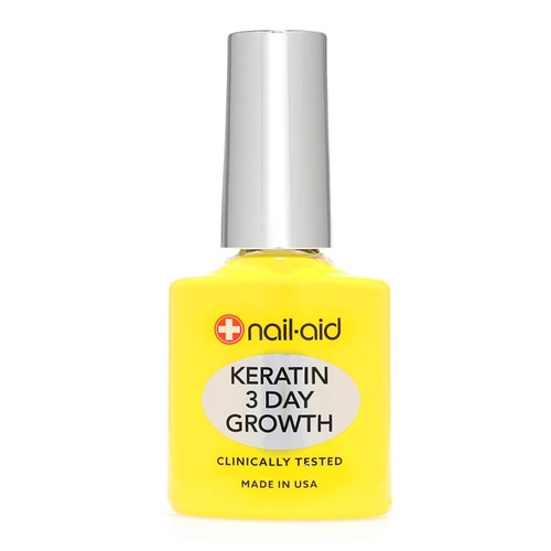  NAIL-AID Keratin 3 Day Growth, Clear, 0.55 Fluid Ounce