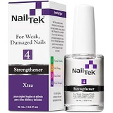 Nail Tek Xtra 4, Nail Strengthener for Weak and Damaged Nails, Prevent Nails From Peeling, Cracked, and Brittle Nails, 0.5 oz, 1-Pack