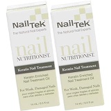 Nail Tek Nail Nutritionist, Keratin Enriched Nail Treatment Oil for Weak and Damaged Nails, 0.5 oz, 2-Pack