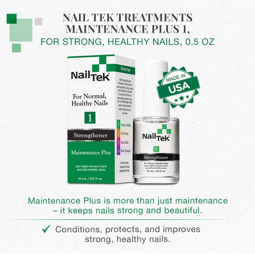  Nail Tek Treatments Maintenance Plus 1- For Strong, Healthy Nails