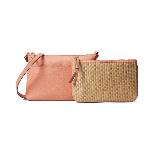  Nanette Lepore Mirabel Solid Crossbody with Straw Pouch