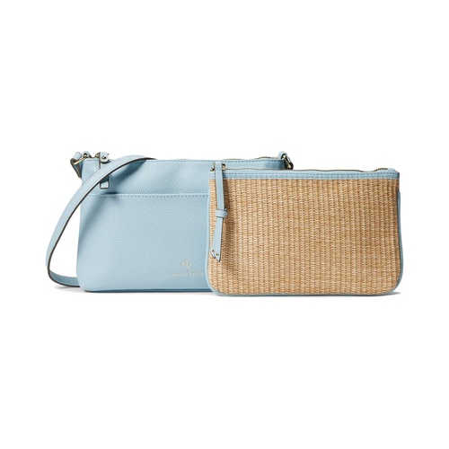  Nanette Lepore Mirabel Solid Crossbody with Straw Pouch