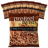 Nashua Nutrition Weight Loss Systems Protein Pretzel Twists, 12g Protein, Low Calorie, Low Fat, Low Carb, High Fiber, Kosher, KETO Diet Friendly, Ideal Protein Compatible, 7 Single Serving Bags