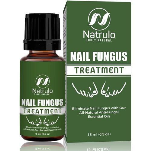  Natrulo Nail & Toenail Fungus Treatment -Natural Anti Fungal Nail Balm with Tea Tree Oil - 100% Pure Liquid HomeopathicInfection Fighter Remedy - Destroys Fungus & Restores Clear Healthy