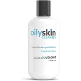 Facial Cleanser For Oily Skin - Tropical Citrus Oily Skin Control Face Wash by Natural Outcome Skin Care Deep Pore Cleanser Cleansing Gel 8 oz. Cruelty Free