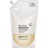 NatureLab Perfect Smooth Hair Conditioner Refill - Smoothing + Frizz Control Moisturizing Conditioner with Argan, Marula Stem Cells + Yuzu - Cruelty + Sulfate-Free Conditioner (22.