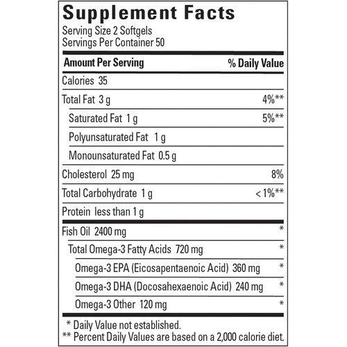  Nature Made Fish Oil 1200 mg Softgels, Fish Oil Supplements, Omega 3 Fish Oil for Healthy Heart Support, Omega 3 Supplement with 230 Softgels, 115 Day Supply