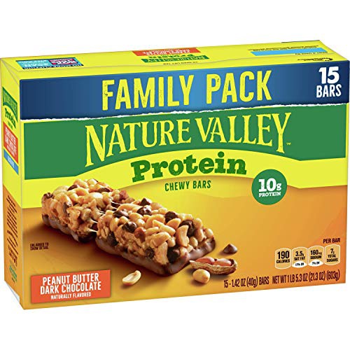  Nature Valley Granola Bars, Peanut Butter Dark Chocolate, Gluten Free, 21.3 oz