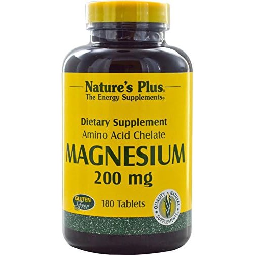  Natures Plus Magnesium - 200 mg - 180 Tablets