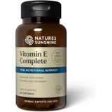 Natures Sunshine Vitamin E Complete w/ Selenium, 60 Softgels Powerful Antioxidant Supplement with Selenium and all Eight Molecules in the Vitamin E Family