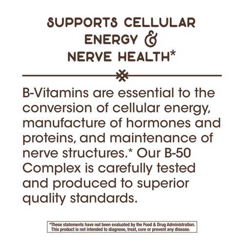  Natures Way Vitamin B-50 Complex