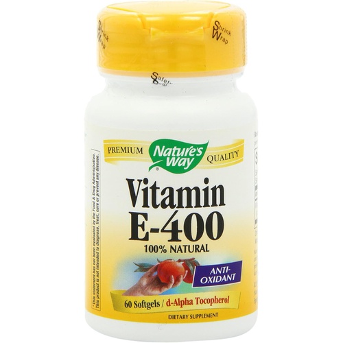  Natures Way Vitamin E 268 mg per serving 60 Softgels