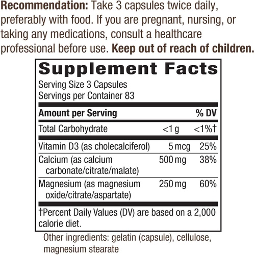  Natures Way CalciumMagnesiumVitamin D