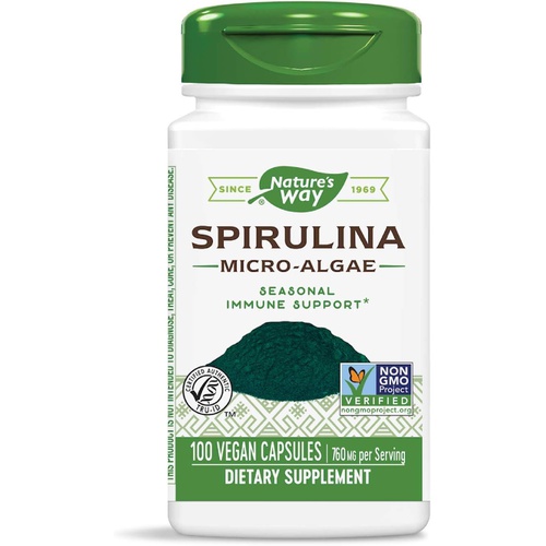  Natures Way Spirulina Micro-Algae, 760 mg per serving