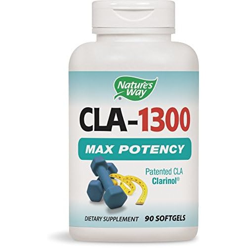  Natures Way CLA-1300 Max Potency Patented CLA Clarinol, 90 Softgels