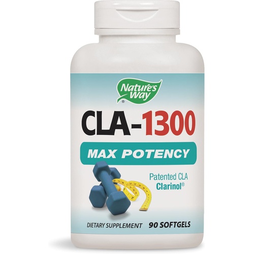  Natures Way CLA-1300 Max Potency Patented CLA Clarinol, 90 Softgels