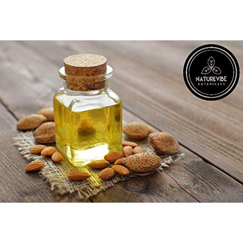  Naturevibe Botanicals Organic Sweet Almond Oil, 32 ounces