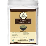 Naturevibe Botanicals Organic Fennel Seeds 1lb, Foeniculum Vulgare | Gluten Free & Non-GMO | Adds Flavor | Add to Healthy snacks