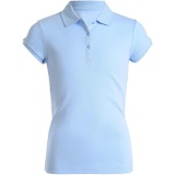 Nautica Girls School Uniform Short Sleeve Pique Polo