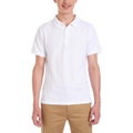 Nautica Young Mens Uniform Short Sleeve Stretch Pique Polo