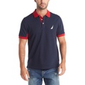 Nautica Mens Classic Fit Short Sleeve Performance Pique Polo Shirt