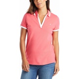 Nautica Womens Stretch Cotton Polo Shirt