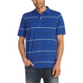 Nautica Mens Classic Fit Short Sleeve 100% Cotton Pique Stripe Polo Shirt