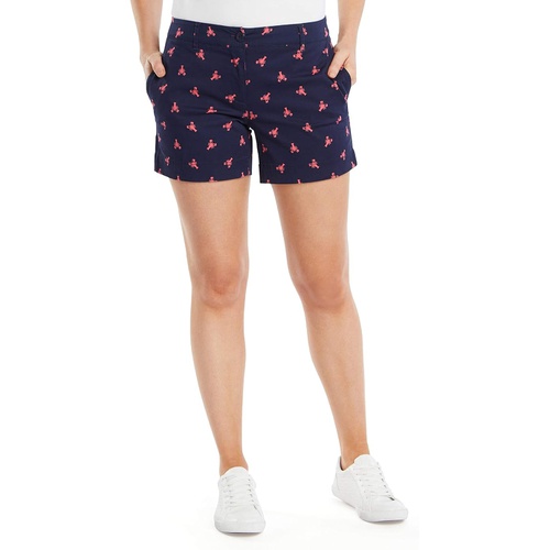 노티카 Nautica Womens Comfort Tailored Stretch Cotton Solid and Novelty Short