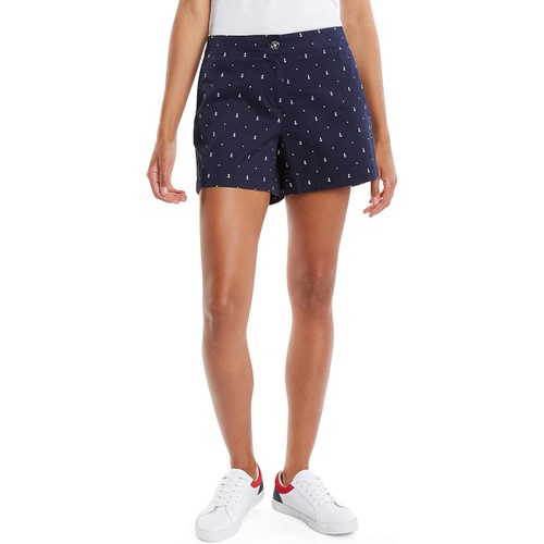 노티카 Nautica Womens Comfort Tailored Stretch Cotton Solid and Novelty Short