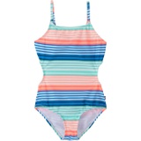 Nautica Girls One Piece Swimsuit with UPF 50+ Sun Protection