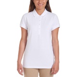 Nautica Juniors Uniform Short Sleeve Pique Polo with Camisole Trim