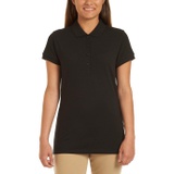 Nautica Juniors Uniform Short Sleeve Pique Polo with Camisole Trim