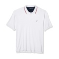 Nautica Mens Classic Fit Short Sleeve Dual Tipped Collar Polo Shirt