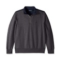 Nautica Mens 1/4 Zip Pieced Fleece Sweatshirt