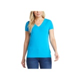 Nautica Womens Easy Comfort V-Neck Supersoft Stretch Cotton T-Shirt