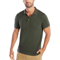 Nautica Mens Slim Fit Short Sleeve Solid Soft Cotton Polo Shirt