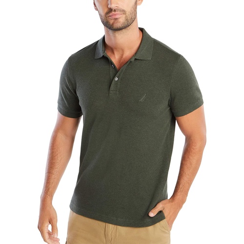 노티카 Nautica Mens Slim Fit Short Sleeve Solid Soft Cotton Polo Shirt