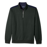 Nautica Mens 1/4 Zip Pieced Fleece Sweatshirt