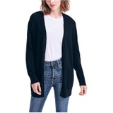 Nautica Womens Soft Open Front Long Cardigan