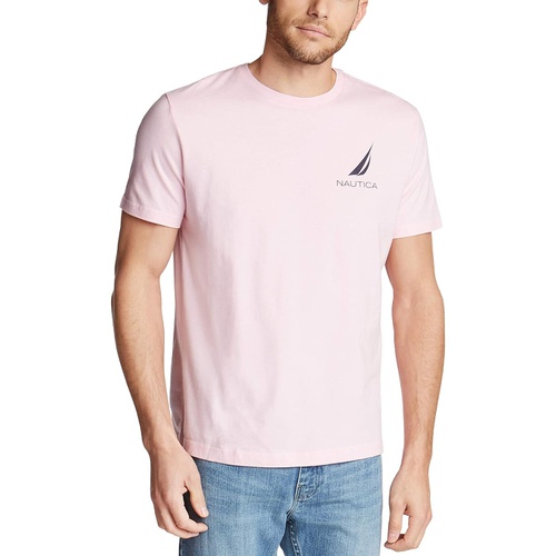 노티카 Nautica Mens Short Sleeve 100% Cotton Fish Print Series Graphic Tee Shirt